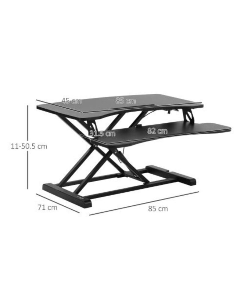 Steel Standing Desk Converter - Image 3