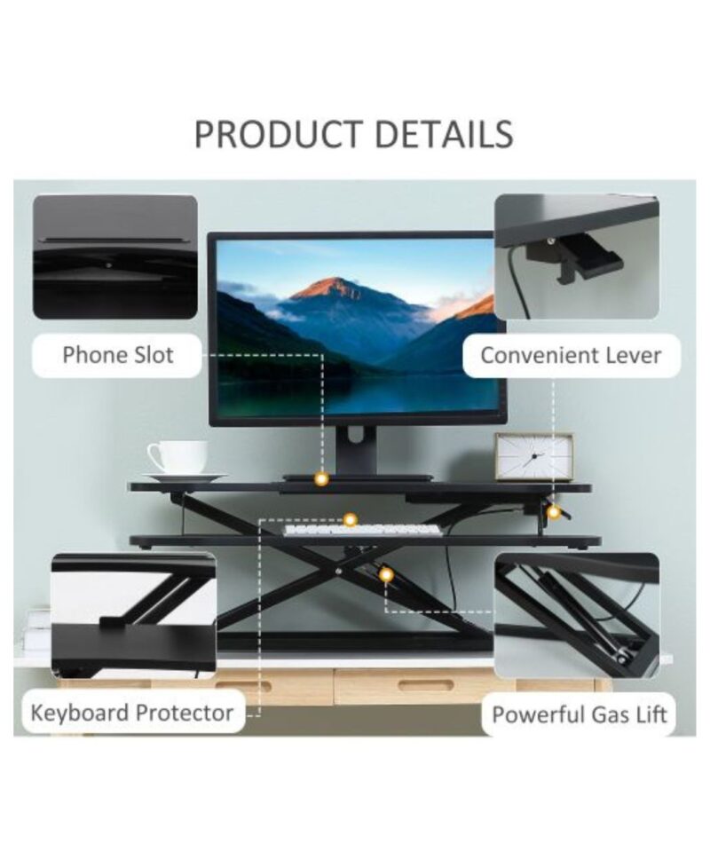 Steel Standing Desk Converter - Image 2