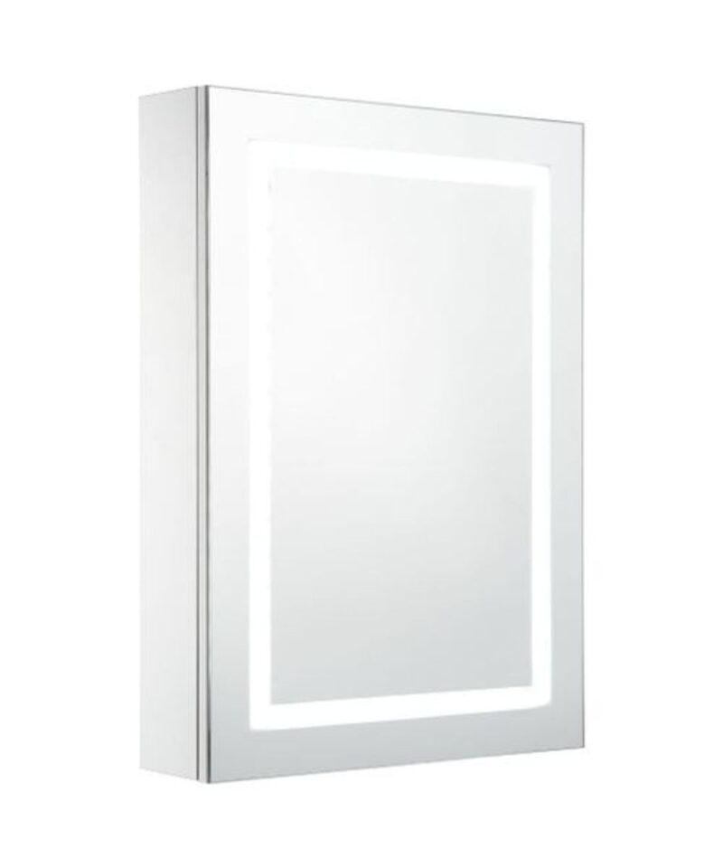 LED Bathroom Mirror Cabinet - Square Light - Image 2