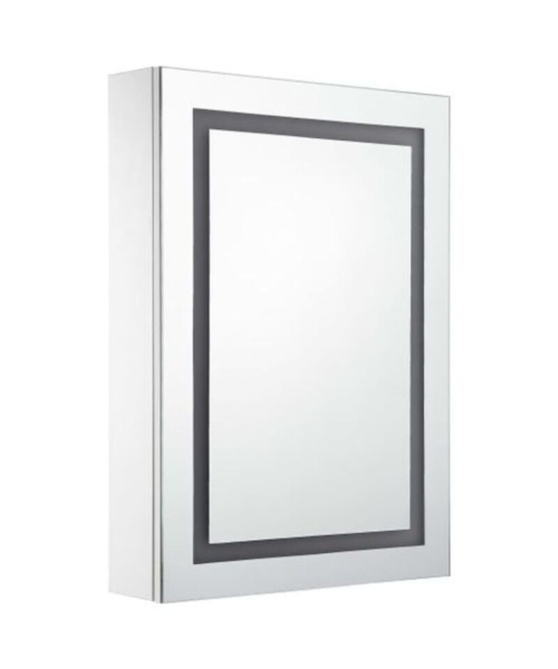 LED Bathroom Mirror Cabinet - Square Light - Image 3