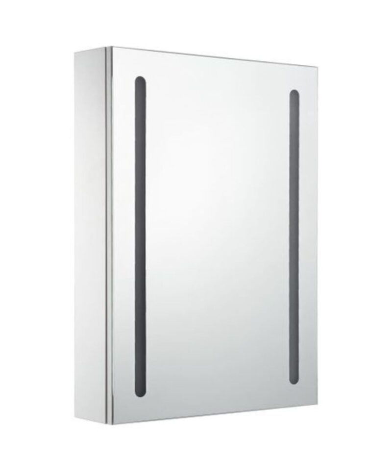 LED Bathroom Mirror Cabinet - Vertical Lights - Image 3