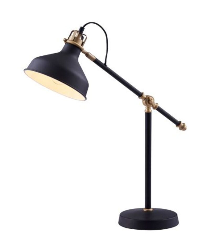 Industrial Style Spot Light Desk Lamp - Black - Image 3