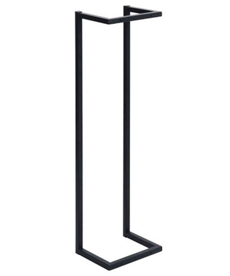 Minimal Iron Wall Towel Rack (Black or White) - Image 6