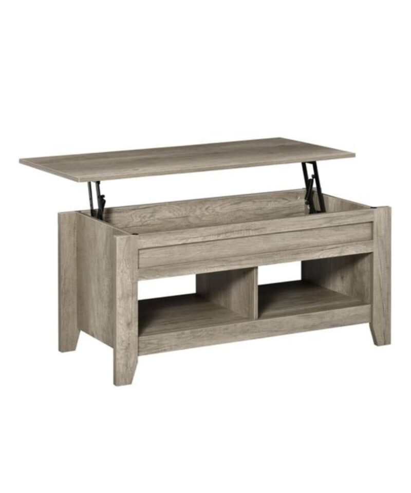 Lift Top Coffee Table In Oak - Image 3