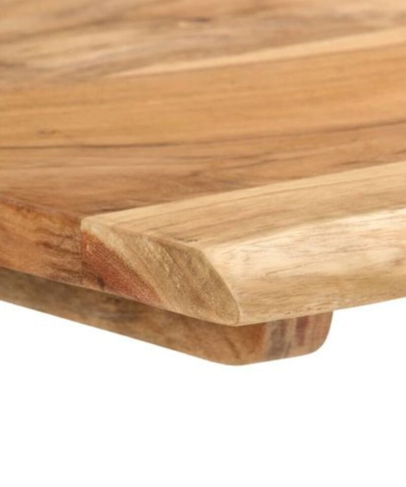 Solid Acacia Wood Dining Table - Image 4