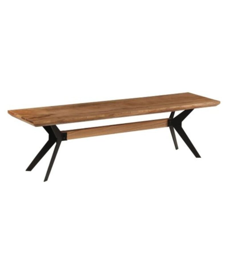 Solid Acacia Wood Dining Bench