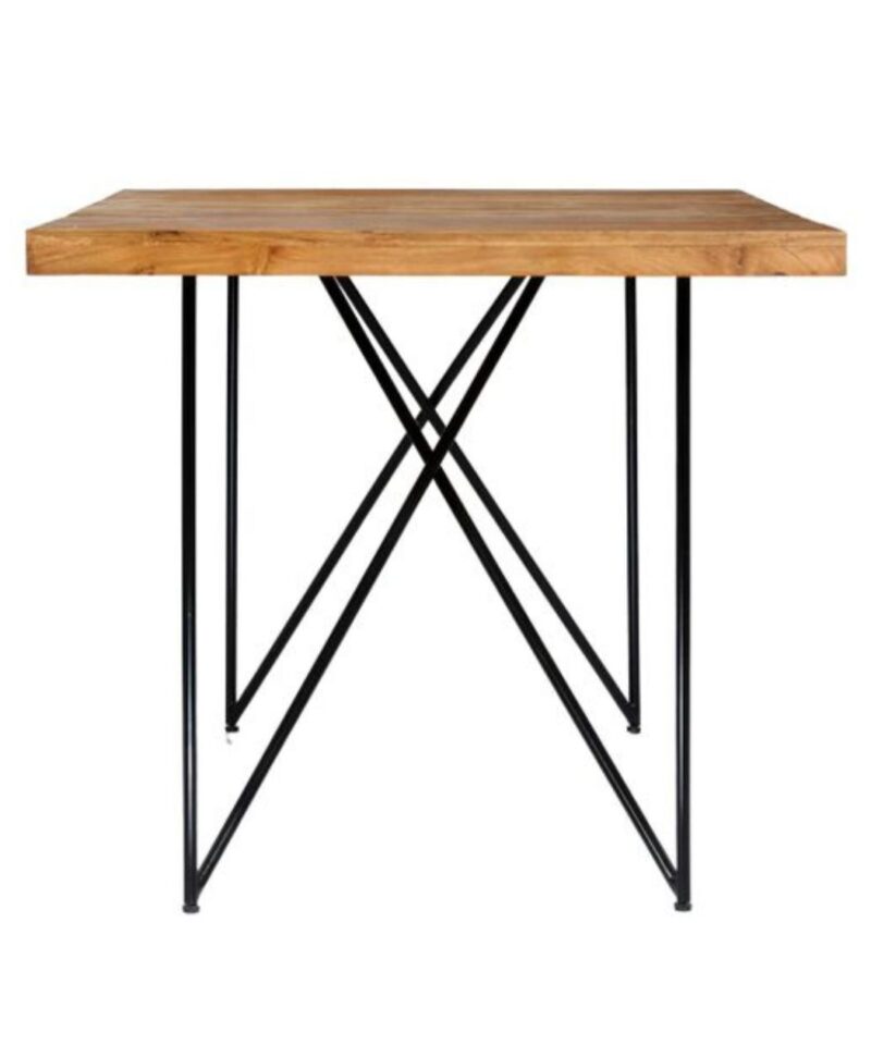 Minimal Acacia Wood Dining Table - Image 2