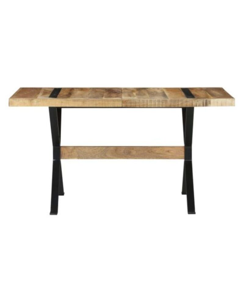 Industrial Style Mango Wood Dining Table - Image 2