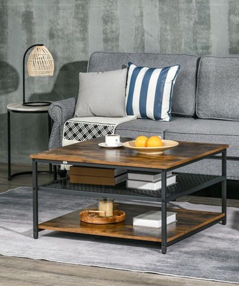 Industrial Three Tier Coffee Table