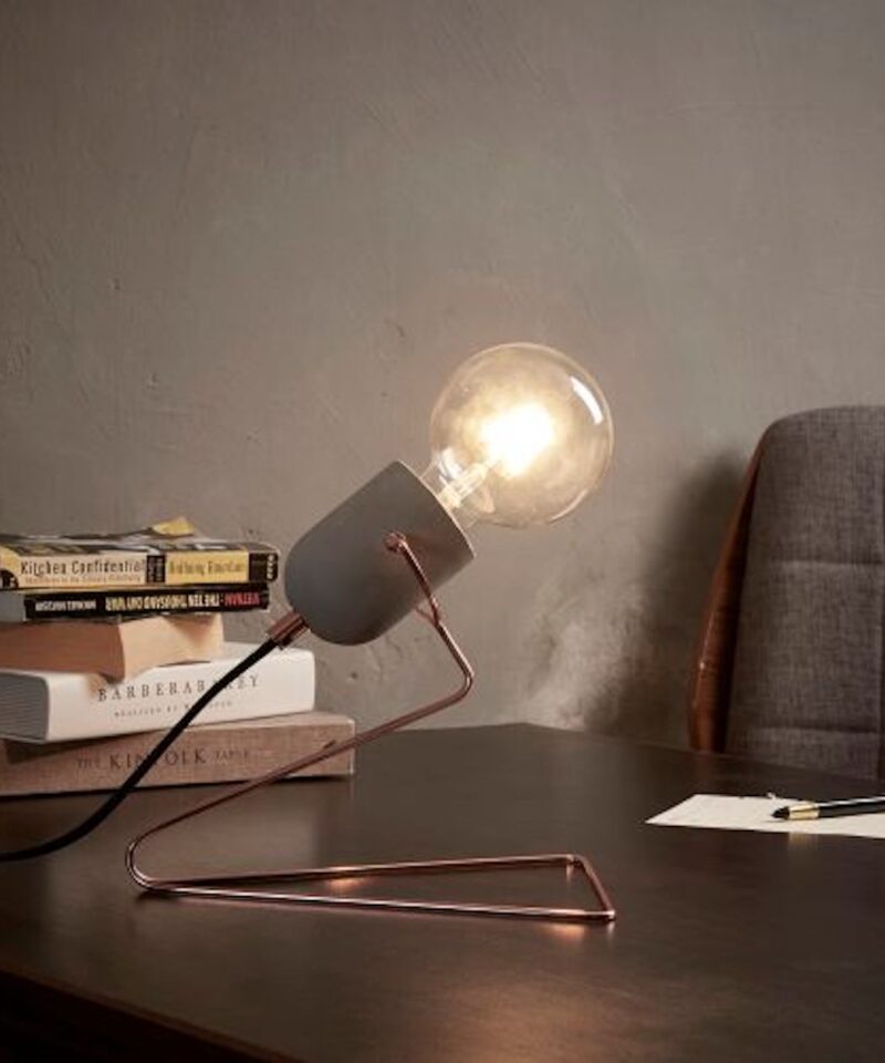 Rose Gold Minimal Desk Lamp - Image 2