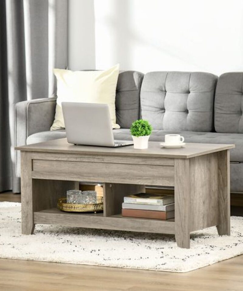 Lift Top Coffee Table In Oak - Image 2