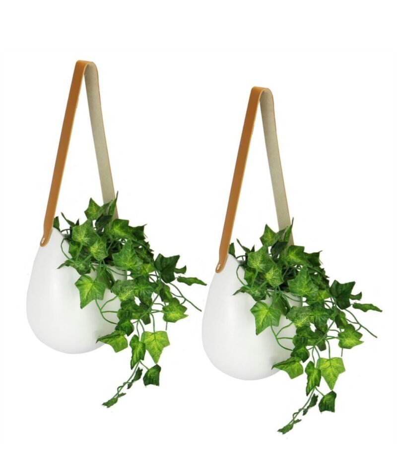 Ceramic Hanging Planter Set Of Two - Image 2