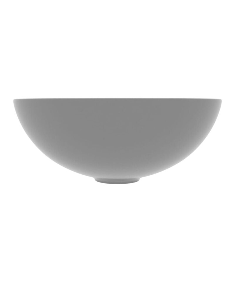 Round Ceramic Sink - Light Grey - Image 3