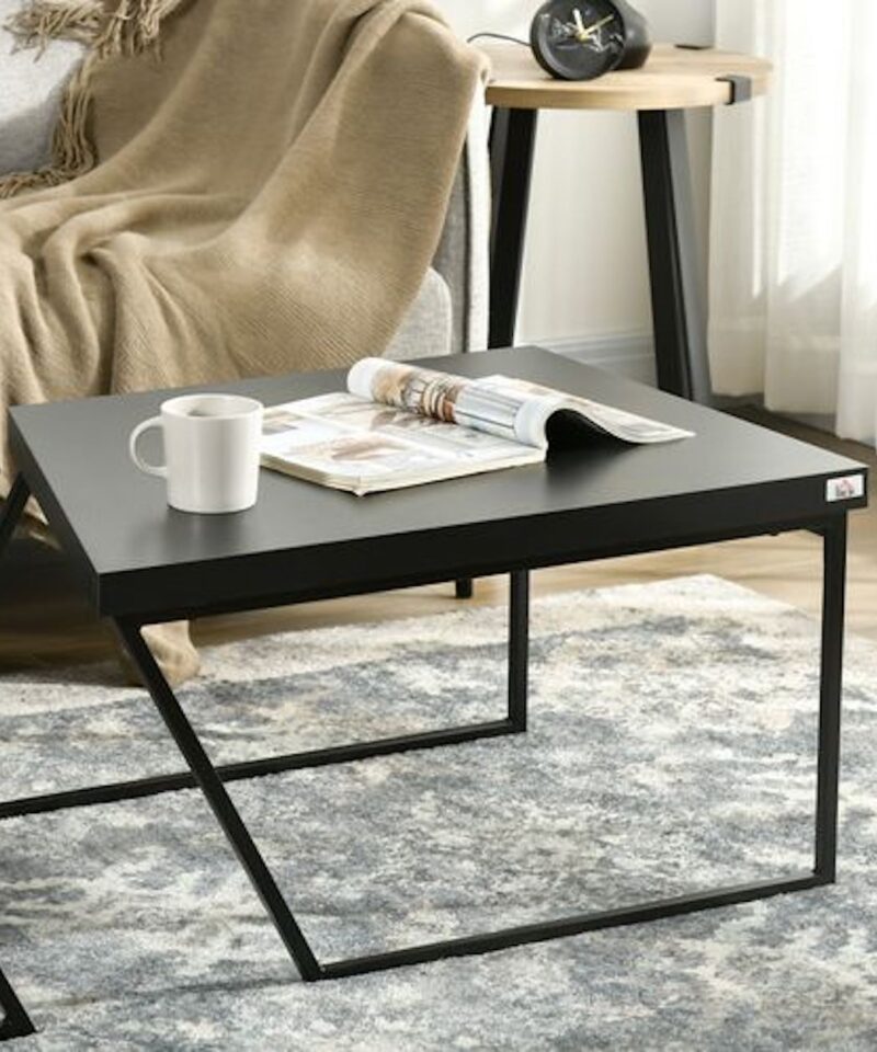 Two Tone Diagonal Coffee Table - Image 3