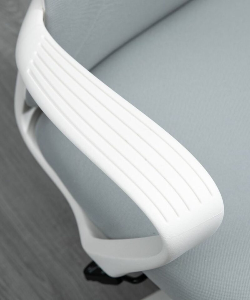 High Backed Adjustable Office Chair In Grey - Image 4