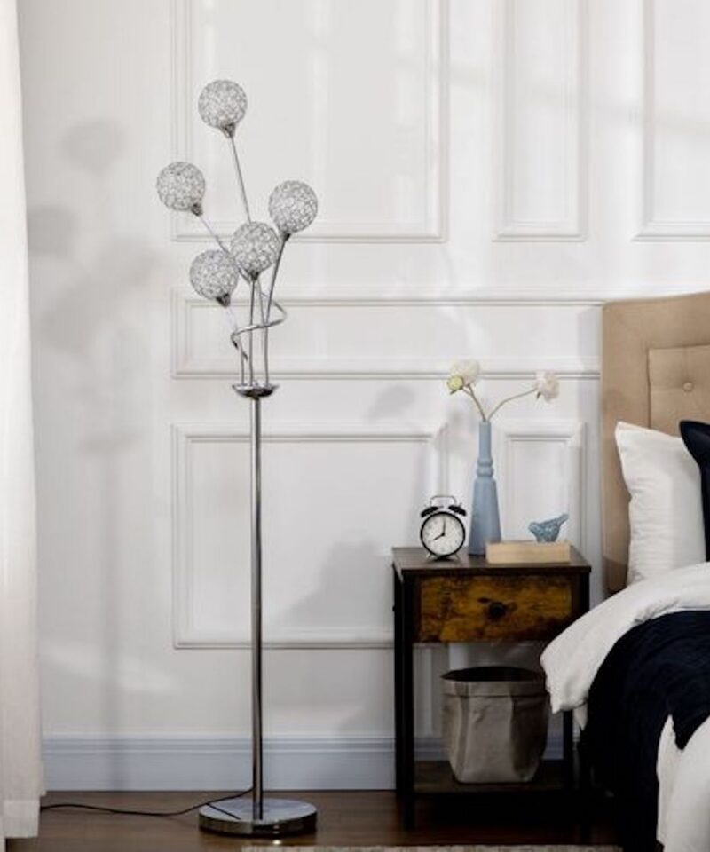 Crystallite Floor Lamp in Silver - Image 2