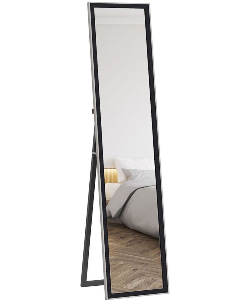 Floor Standing Mirror In Black - Image 4