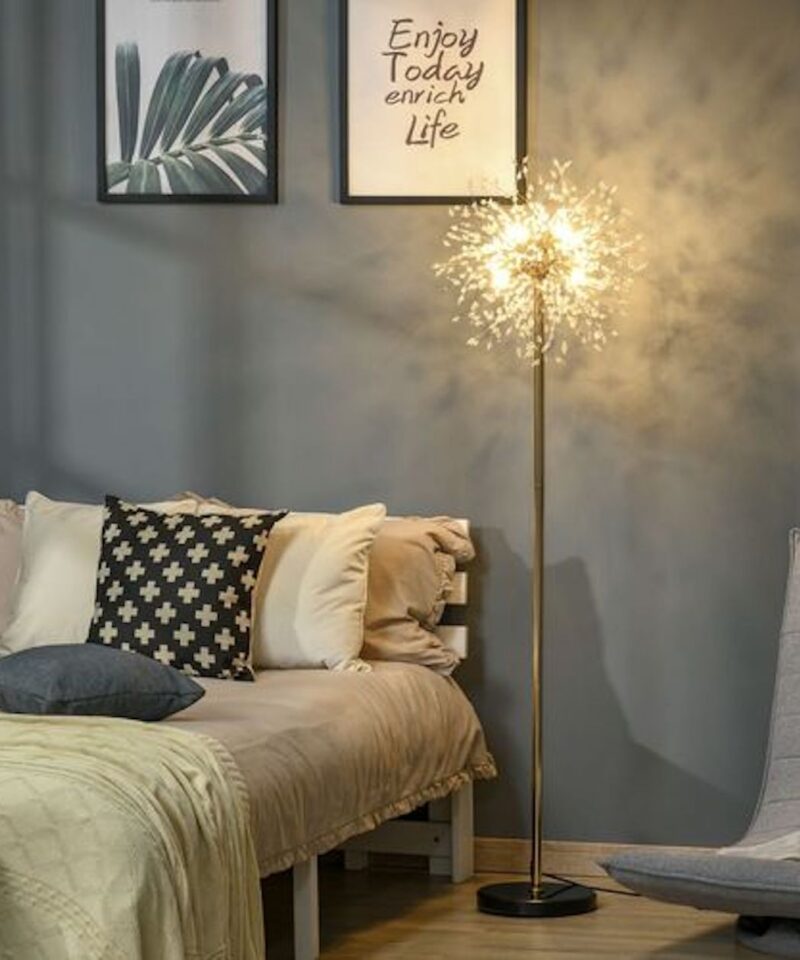 Dandelion Floor Lamp in Gold - Image 2