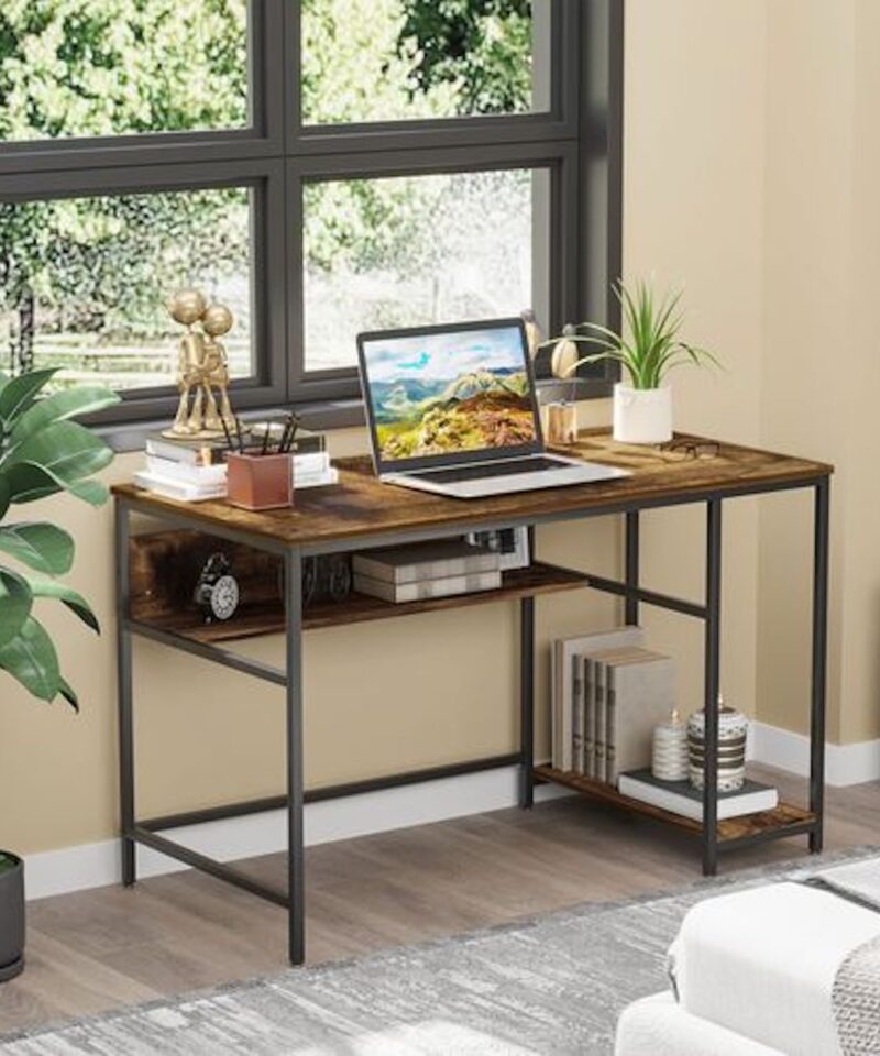 Rustic Brown Home Office Desk