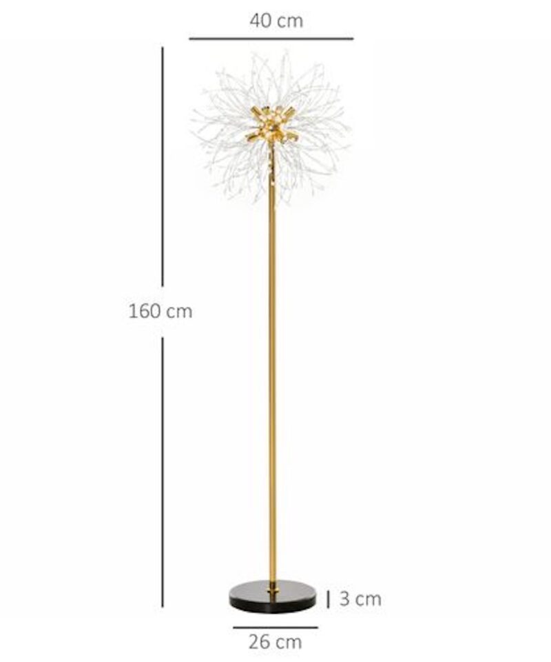 Dandelion Floor Lamp in Gold - Image 4