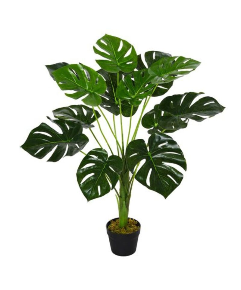 Faux Monstera Indoor Plant (85cm Tall) - Image 2